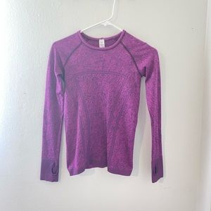 Ivivva purple girls 12 swift tech long sleeve shirt